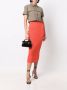 Balmain Geperforeerde rok Oranje - Thumbnail 2