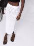 Balmain Geperforeerde rok Wit - Thumbnail 5