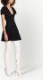 Balmain Geplooide mini-jurk Zwart - Thumbnail 3