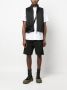 Balmain Gerafelde shorts Zwart - Thumbnail 2