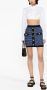 Balmain Gestreepte rok Zwart - Thumbnail 2
