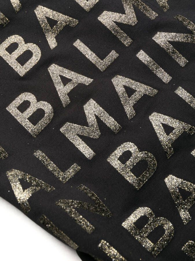Balmain Asymmetrisch badpak Zwart