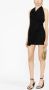 Balmain Gedrapeerde halterjurk Zwart - Thumbnail 2