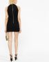 Balmain Gedrapeerde halterjurk Zwart - Thumbnail 4