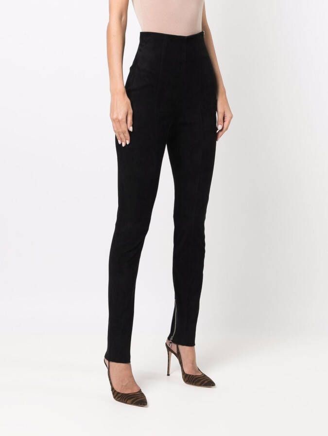 Balmain High waist broek Zwart