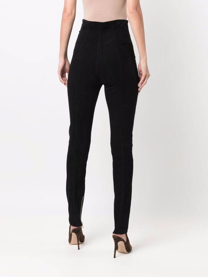 Balmain High waist broek Zwart