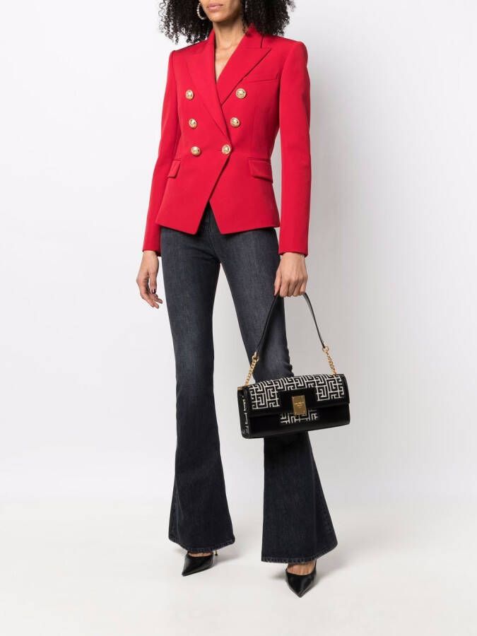 Balmain High waist jeans Zwart