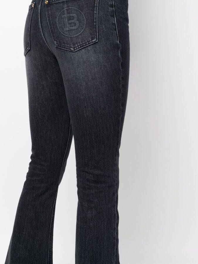 Balmain High waist jeans Zwart