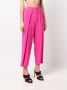 Balmain High waist plooibroek Roze - Thumbnail 3