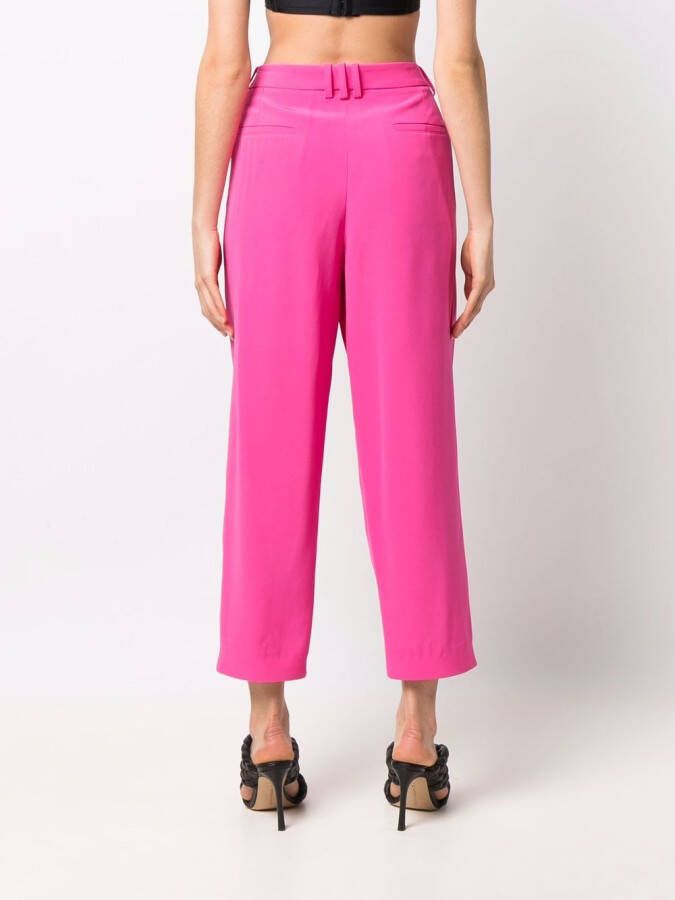 Balmain High waist plooibroek Roze