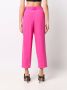 Balmain High waist plooibroek Roze - Thumbnail 4