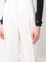 Balmain High waist plooibroek Wit - Thumbnail 5