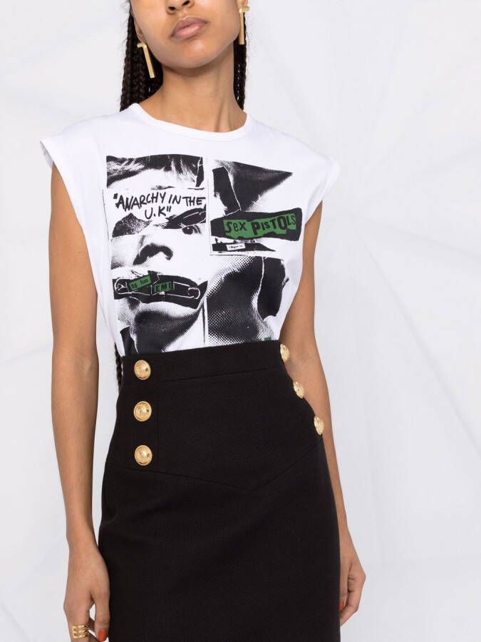 Balmain High waist rok Zwart