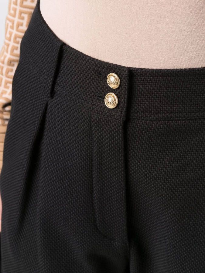 Balmain High waist shorts Zwart