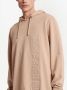 Balmain Hoodie met logo-reliëf Beige - Thumbnail 5