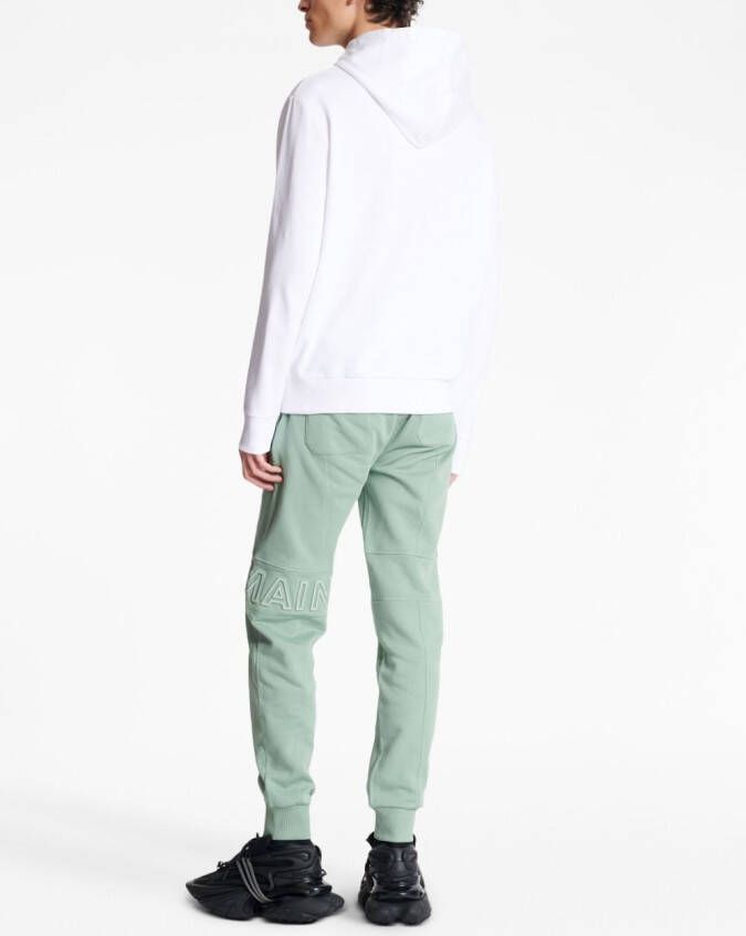 Balmain Hoodie met logoprint Wit