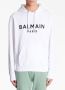 Balmain Hoodie met logoprint Wit - Thumbnail 5