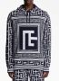 Balmain Hoodie met monogram Zwart - Thumbnail 5