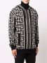 Balmain Hoodie met monogram Zwart - Thumbnail 3