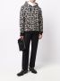 Balmain Hoodie met monogramprint Zwart - Thumbnail 2