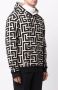 Balmain Hoodie met monogramprint Zwart - Thumbnail 3