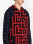 Balmain Hoodie met trekkoord Blauw - Thumbnail 5