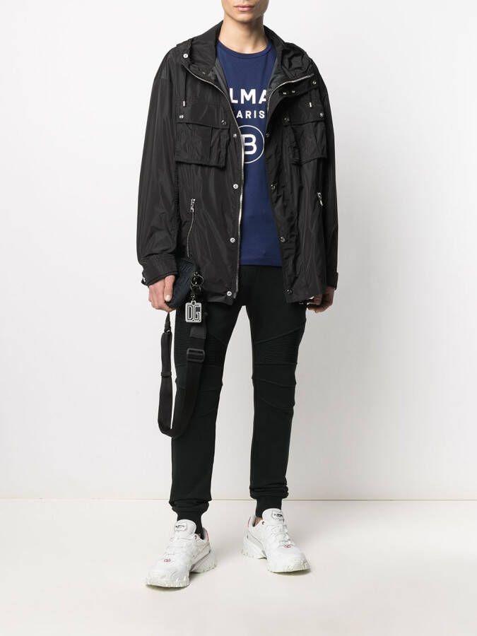 Balmain Jack met rits Zwart