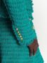 Balmain Veste en tweed à franges Blauw Dames - Thumbnail 7