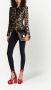 Balmain Slim-fit jacket in leopard jacquard Brown Dames - Thumbnail 2