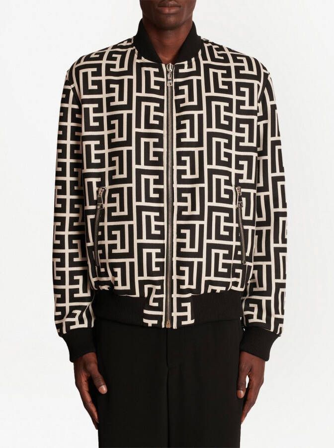 Balmain Omkeerbaar bomberjack Zwart