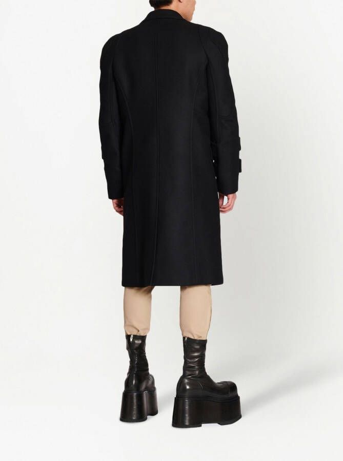 Balmain Jas met klittenband Zwart