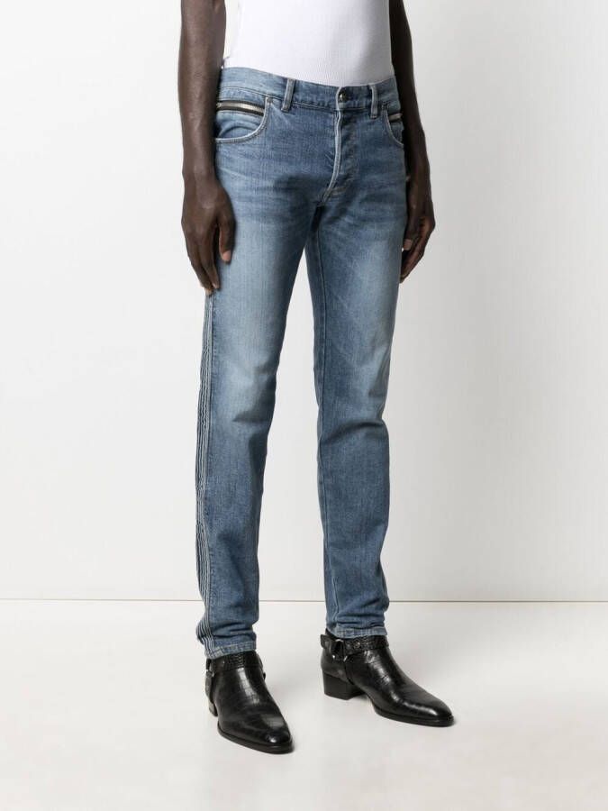 Balmain Jeans met toelopende pijpen Blauw