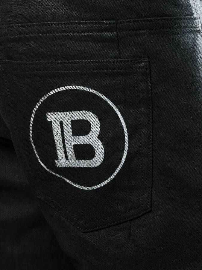 Balmain Jeans met zijstreep Zwart