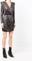 Balmain Jurk met gewatteerde schouders Zwart - Thumbnail 3