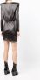 Balmain Jurk met gewatteerde schouders Zwart - Thumbnail 4