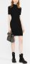 Balmain Korte Gebreide Jurk Black Dames - Thumbnail 2