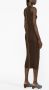 Balmain Jurk met monogram Bruin - Thumbnail 3