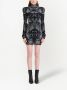 Balmain Jurk met print Zwart - Thumbnail 3
