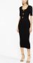 Balmain Jurk met vierkante hals Zwart - Thumbnail 3