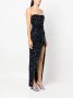 Balmain Jurk verfraaid met pailletten Zwart - Thumbnail 3