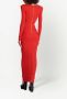 Balmain Robe bodycon en maille Rood Dames - Thumbnail 3