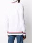 Balmain Kabelgebreide trui Wit - Thumbnail 4