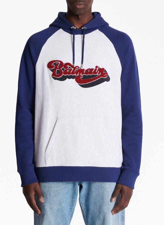 Balmain Katoenen hoodie Wit
