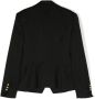 Balmain Kids Blazer met dubbele rij knopen Zwart - Thumbnail 2