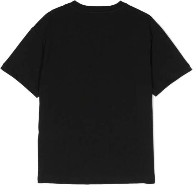 Balmain Kids T-shirt met logoprint Zwart