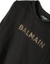 Balmain Kids T-shirt met logo Zwart - Thumbnail 3