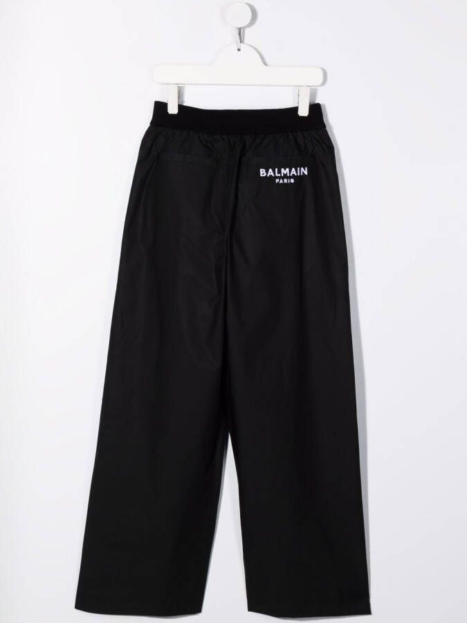 Balmain Kids Elastische broek Zwart