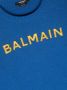 Balmain Kids Trui met geborduurd logo Blauw - Thumbnail 3