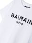 Balmain Kids T-shirt met logo Wit - Thumbnail 3