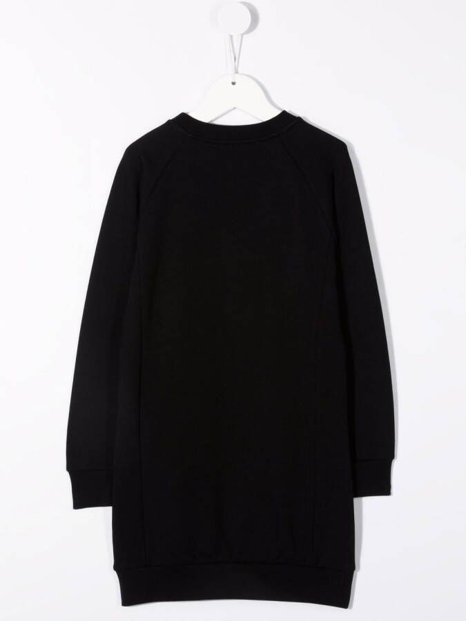 Balmain Kids Gebreide jurk Zwart